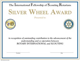 IFSR Silver Wheel Certificate